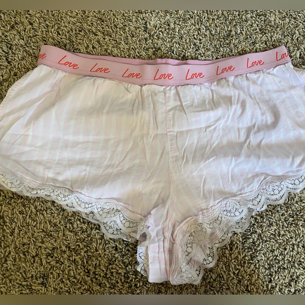 Victoria’s Secret Pink Lace Trim Intimate Shorts